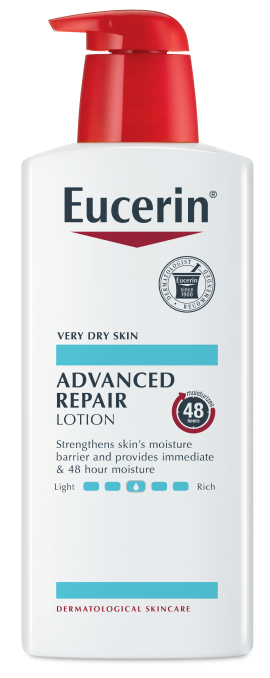 A bottle of Advanced Repair Lotion