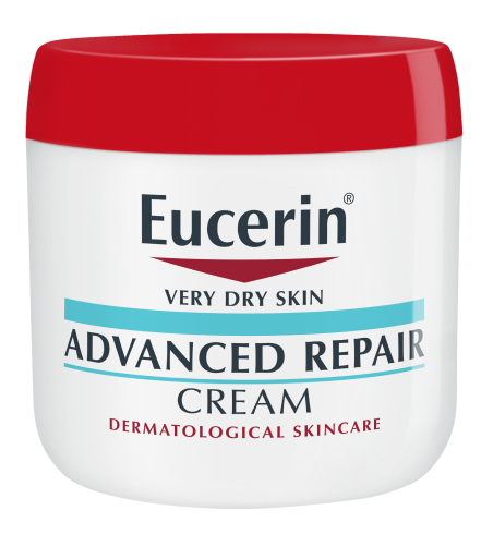 A tub of Eucerin Advanced Repair Cream